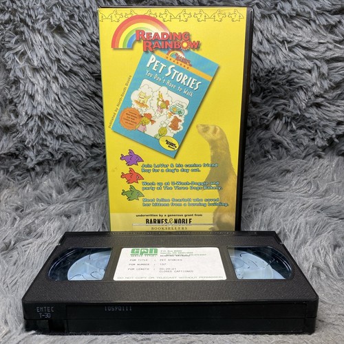 Reading Rainbow: Pet Stories You Don't Have To Walk VHS Tape