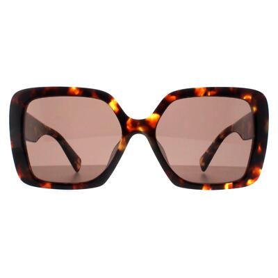 Pre-owned Miu Miu Sunglasses Mu10ys Vau06b Honey Havana Dark Brown