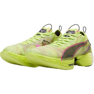 Pre-owned Puma Womens Fast-r Nitro Elite 2 Running Shoes Trainers Lightweight - Green