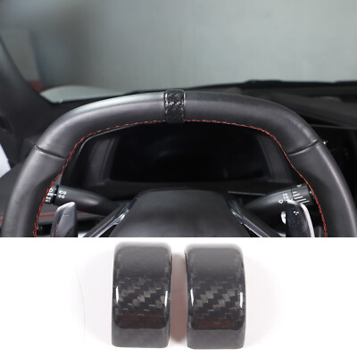 Real Dry Carbon Fiber Full Interior Dash Trim Cover Set Fits Corvette C8 2020-25