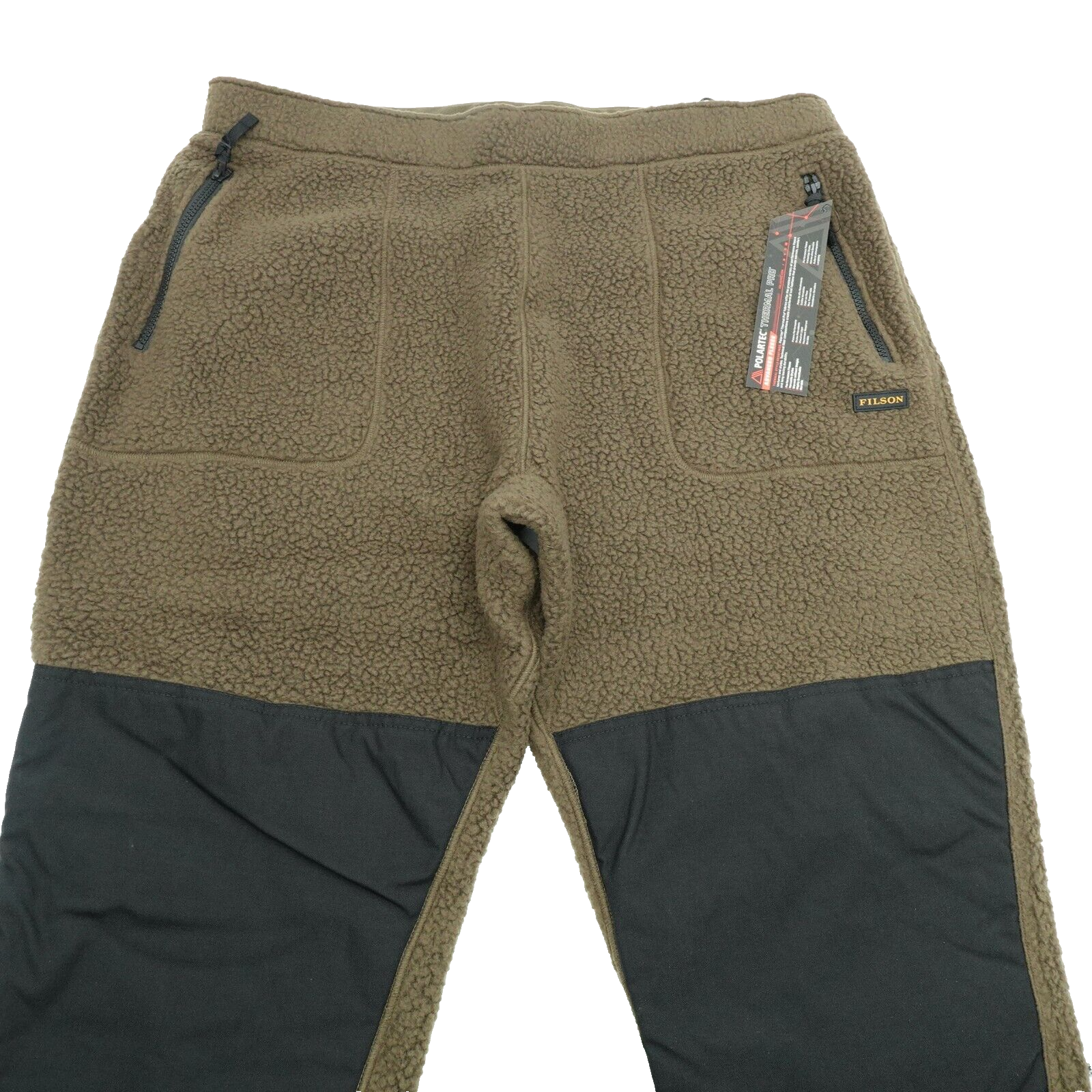 Size L Filson Men's Polartec Thermal Pro Sherpa Fleece Pants 20233137 Root