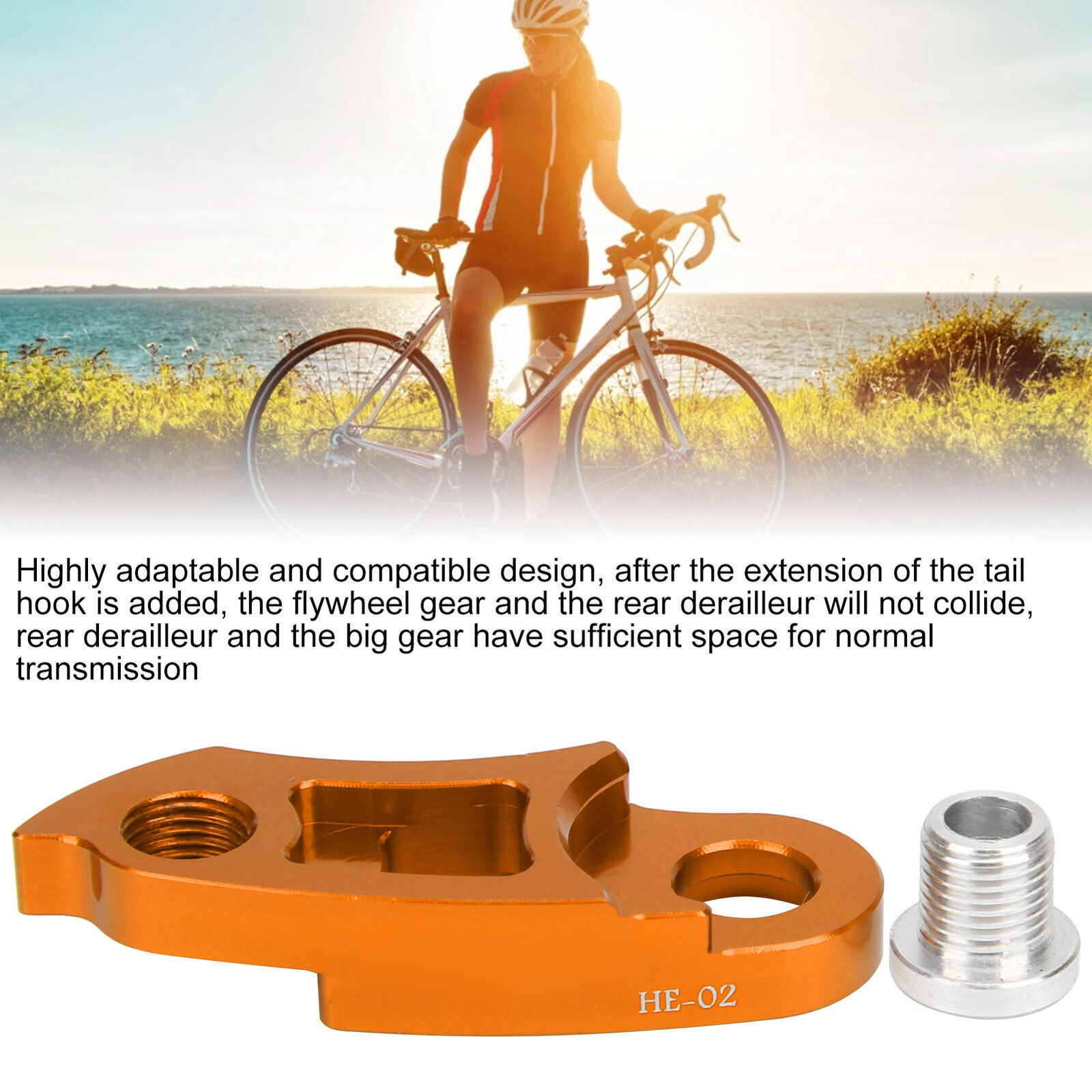 Mountain Bike Rear Derailleur Hanger Bicycle Aluminum Alloy Tail Hook Extender