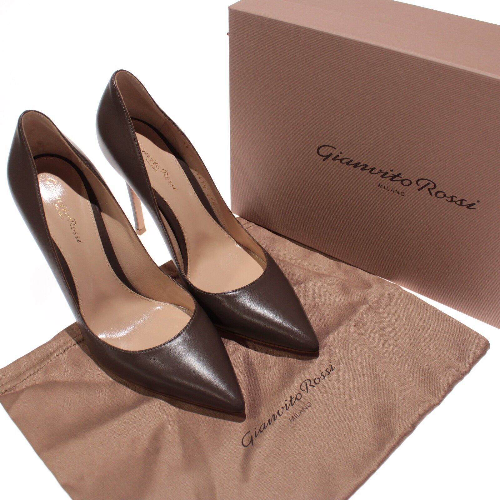 Gianvito Rossi NWB Leather Gianvito 105 High Heels Size 39.5 Gianvito Rossi NWB Leather Gianvito 105 High Heels Size 39.5