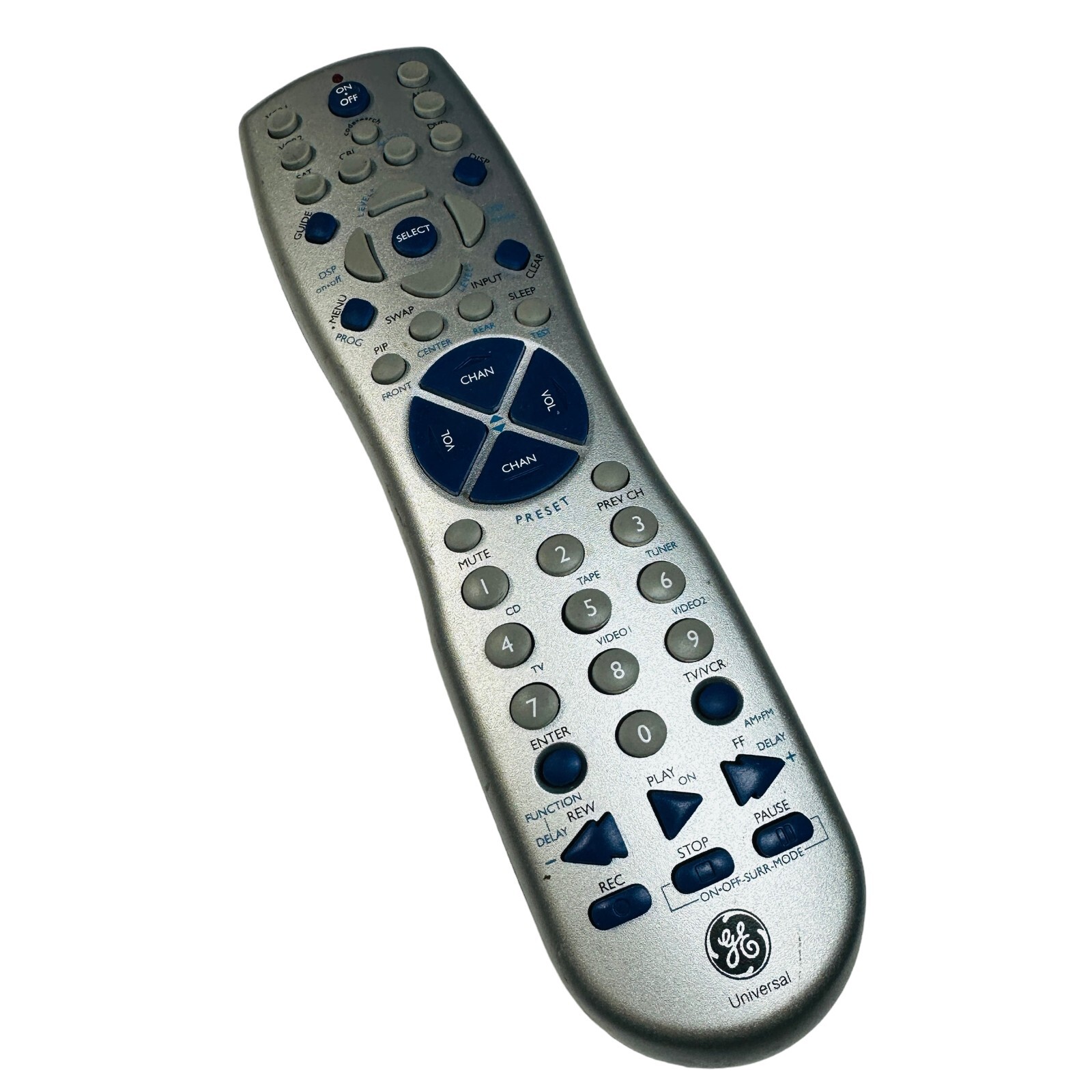 GE RC94927C Universal Remote Control for TV VCR DVD Player