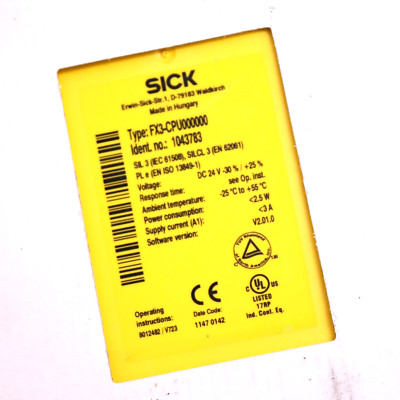 NEW SICK FX3-CPU000000 Safety Main Module 1043783 Flexi CPU