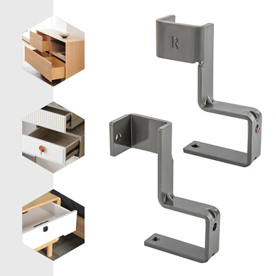 2PCS Front-Installation Clamps Cabinet Tool Jig Steel Drawer Panel Mounting Clip