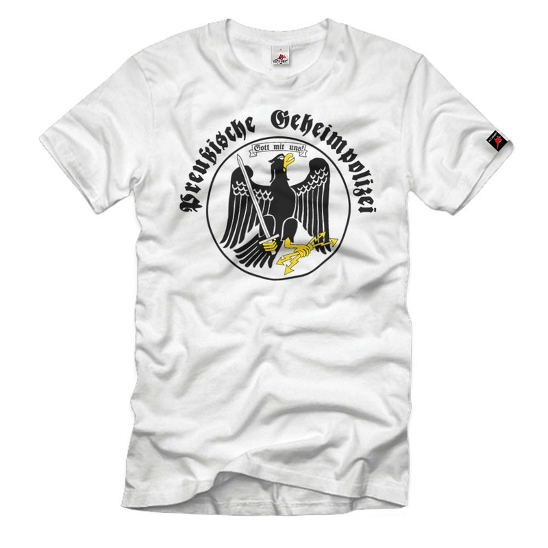 PreuÃIsche Geheimpolizei PreuÃEn Polizei Geheim Wappen T-Shirt#33445