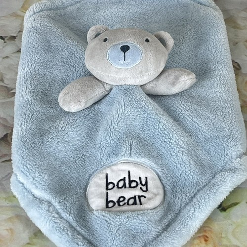 Blue Teddy Bear 15x15 Security Lovie Soft Light Blue