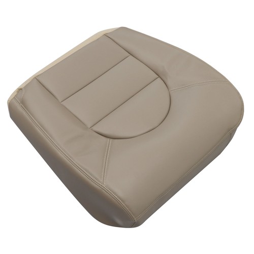 For 1999 2000 Ford F250 350 Lariat Driver & Passenger Leather Seat Cover Tan