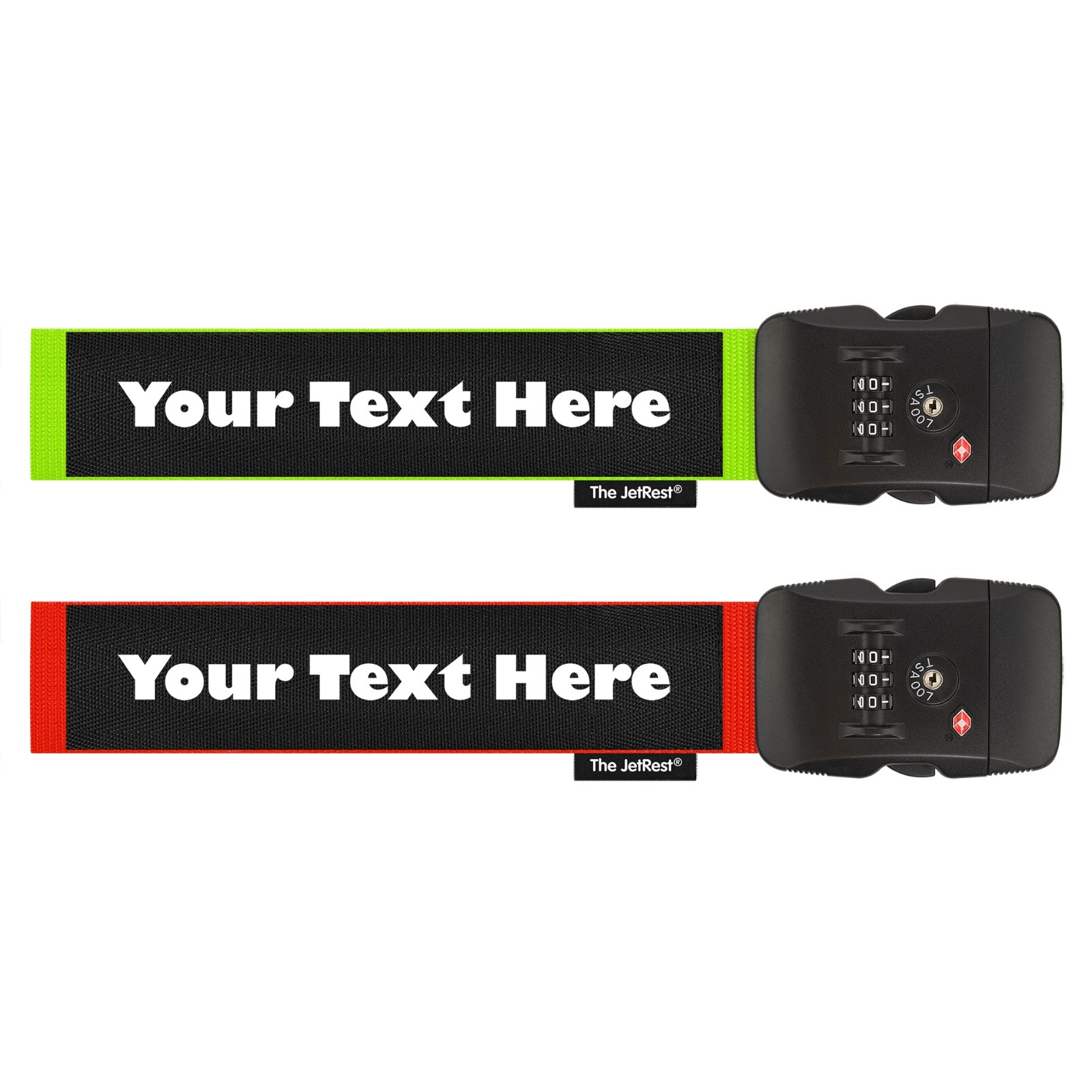 personalised suitcase straps