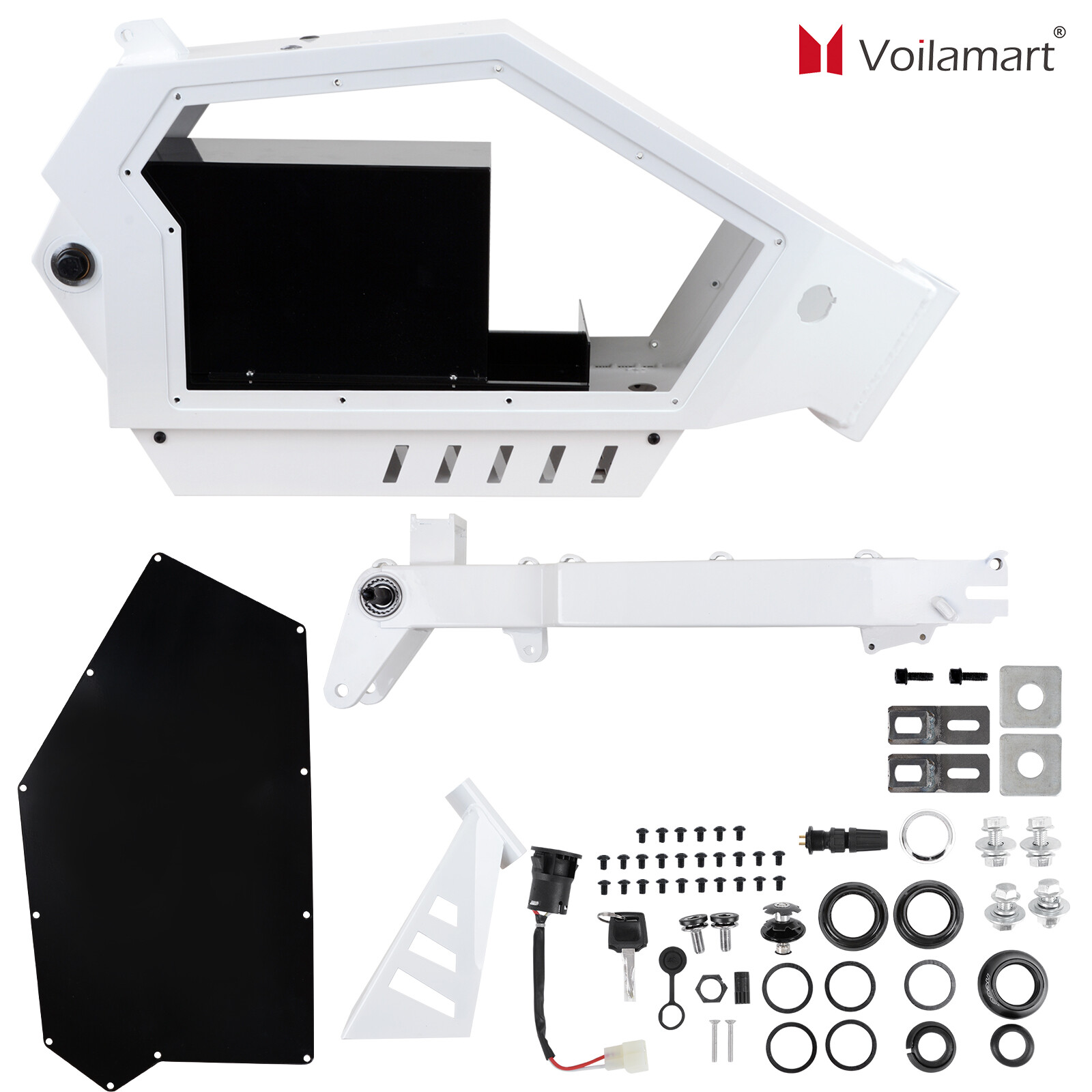 Electric Bicycle Bike Frame Kit Stealth Bomber Ebike Frame Steel 177mm dropout