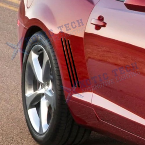 Gloss Black Door Side Lower Skirt Decal Accessories For Chevrolet Camaro 2010-15