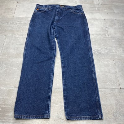 Wrangler FR 13MWZ Flame Resistant Jeans Mens 36x30 Blue Denim Workwear HRC2