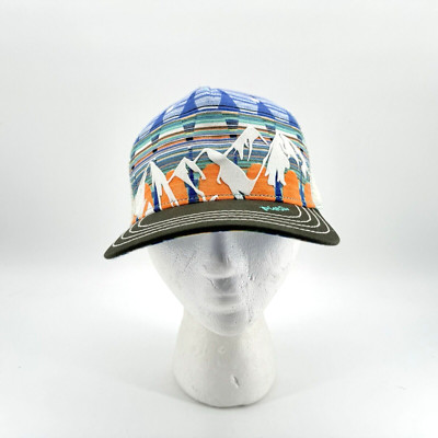 Pistil Women's McKinley Trucker Hat Colorful Mountain Design Adjustable