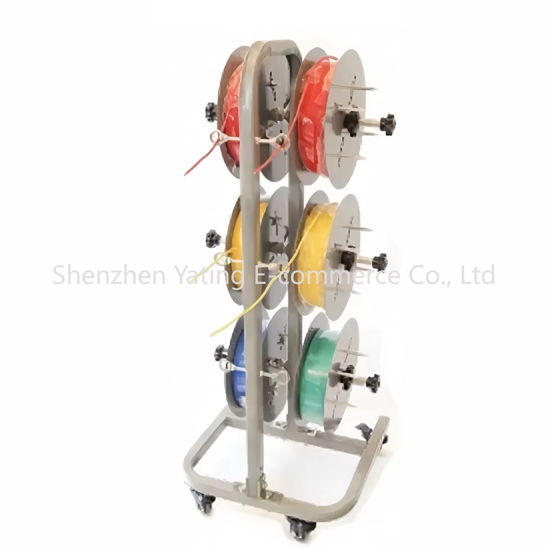 1PC NEW Vertical Automatic Wire Threading Machine Wire Pay-off Tray Pay-off Elec