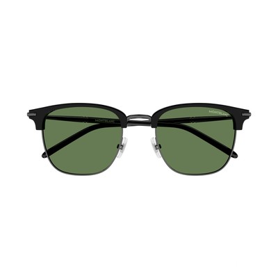 MONTBLANC MONT BLANC MB0242S-006 BLACK BLACK GREEN SUNGLASSES