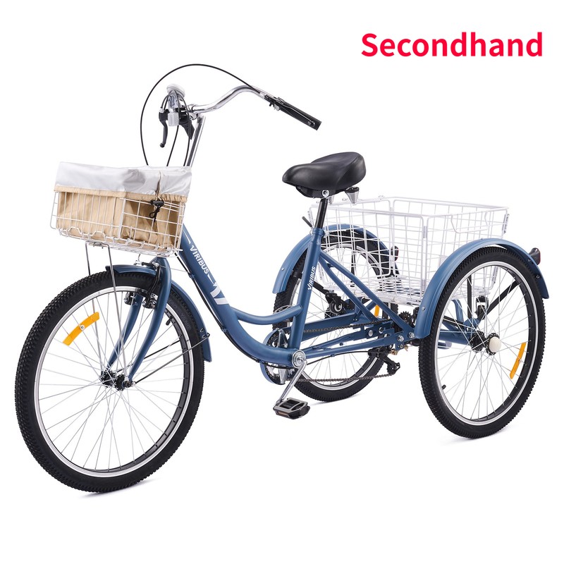 Secondhand 26" Adult Tricycle Bike w/7 Speed Gear Front & Re