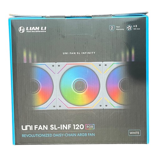 LIAN LI UNI FAN SL-INF 120 RGB WHITE 3個組 Amazon.com: Lian Li UNI Fan SL-Infinity 120-Triple Pack-ARGB