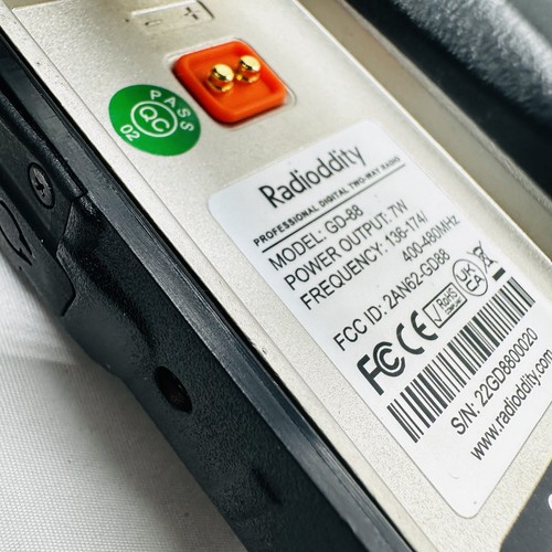 Radioddity GD-88 DMR Radio 7W Dual Band Digital Analog Cross-band Repeat 3000mAh
