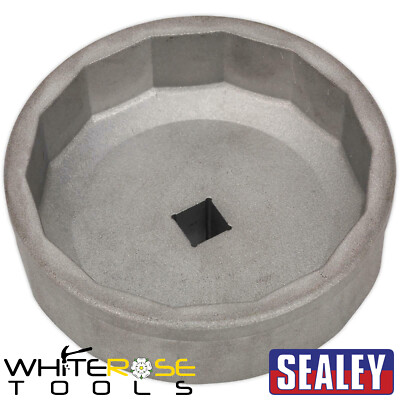 Sealey Oil Filter Cap Wrench 74mm 14 Flutes 3/8'' Drive Purlux Grove Filters