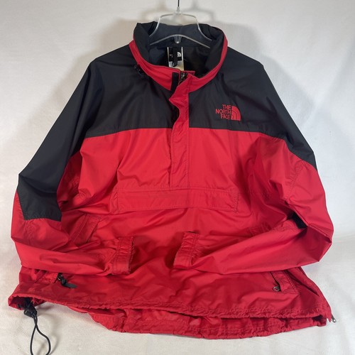 ジャケット・アウター 90s the north face nylon Wind breaker Vintage The North Face Mens Large Red Pull Over Hydraline