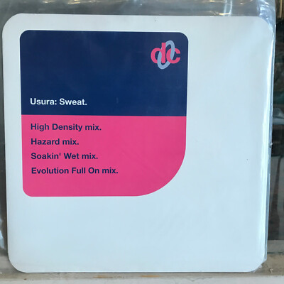 [EDM/DANCE]~NM 12''~USURA~Sweat~[x4 Mixes]~[1993~DECONSTRUCTION~UK IMPORT]