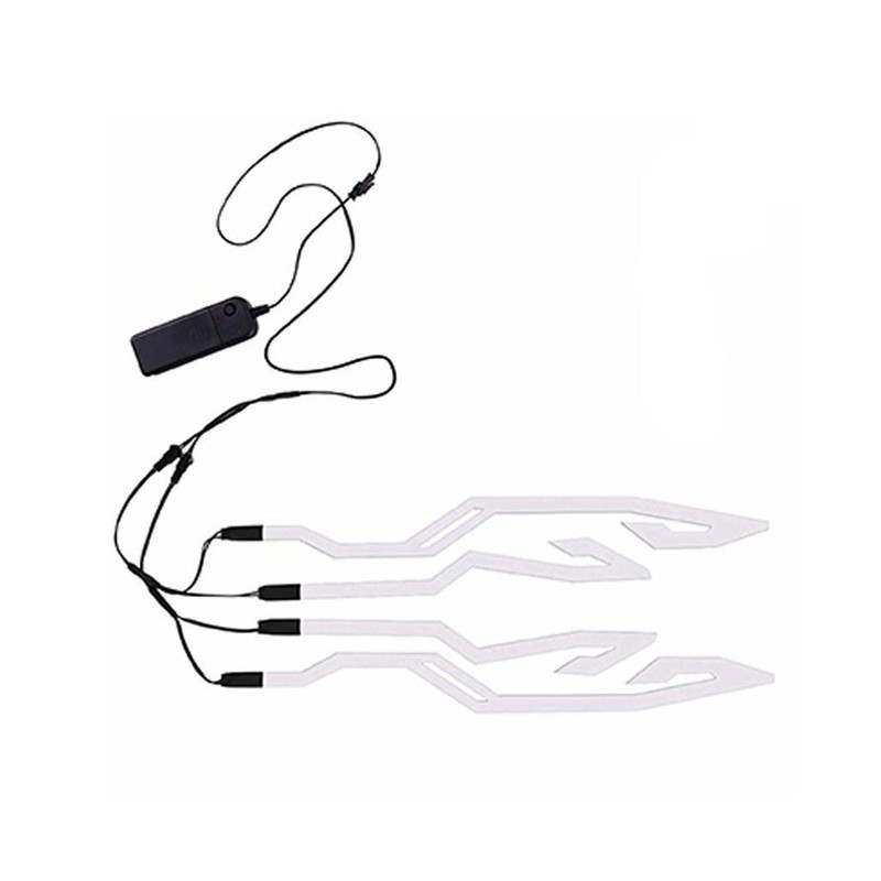 Motorcycle Helmet Light Strip LED with 3 Modes Night Riding Signal Light Sticker