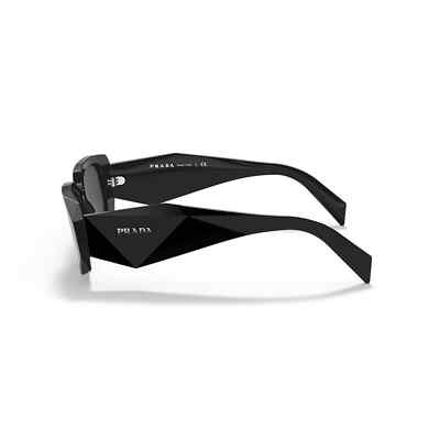 Pre-owned Prada Pr 17ws 1ab5so Black Dark Grey Lens Unisex Sunglasses Authentic In Gray