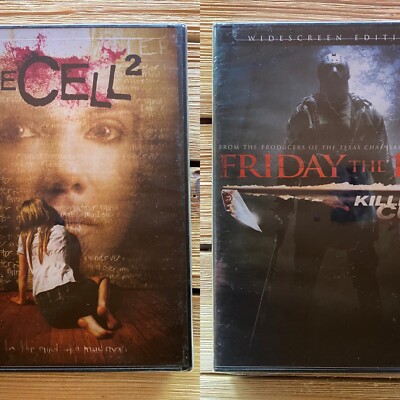 Brand New Horror DVD Set   The Cell 2 & Friday the 13th (Killer Cut)