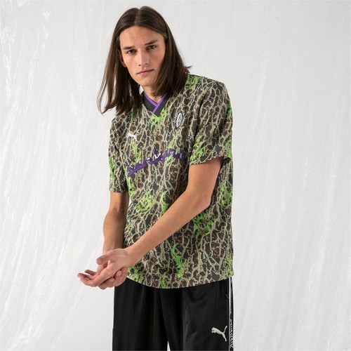 

[578703-75] Мужская ФУТБОЛКА Puma X SANKUANZ, Fluro green