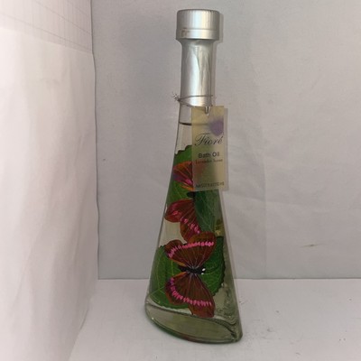 Vintage Melaleuca SEI BELLA FIORE BATH OIL  5.1 oz Lavender Scent+Artisan Glass