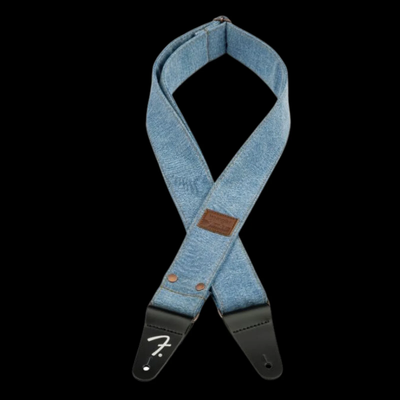 Fender x Wrangler Denim Guitar Strap - Light Indigo