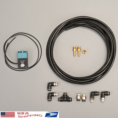 MAC 3 Port Boost Control Solenoid Valve & Push Lock Fitting Kit For Honda Acura
