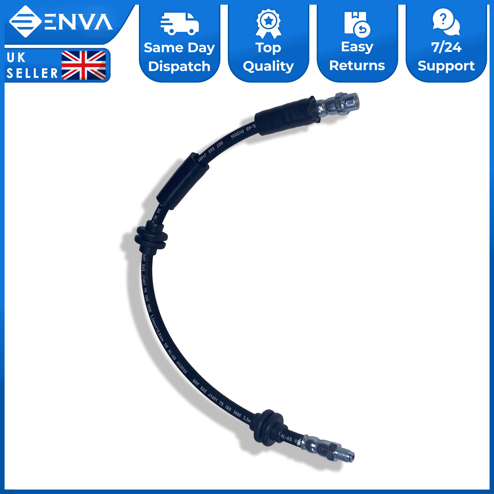 Front Brake Hose For BMW 1 Series E81 E82 E87 E88 E90 116 118 120 34306790550