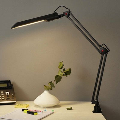 Arbeitsplatzleuchte PRACY Modern Schreibtischleuchte Tischlampe Beleuchtung