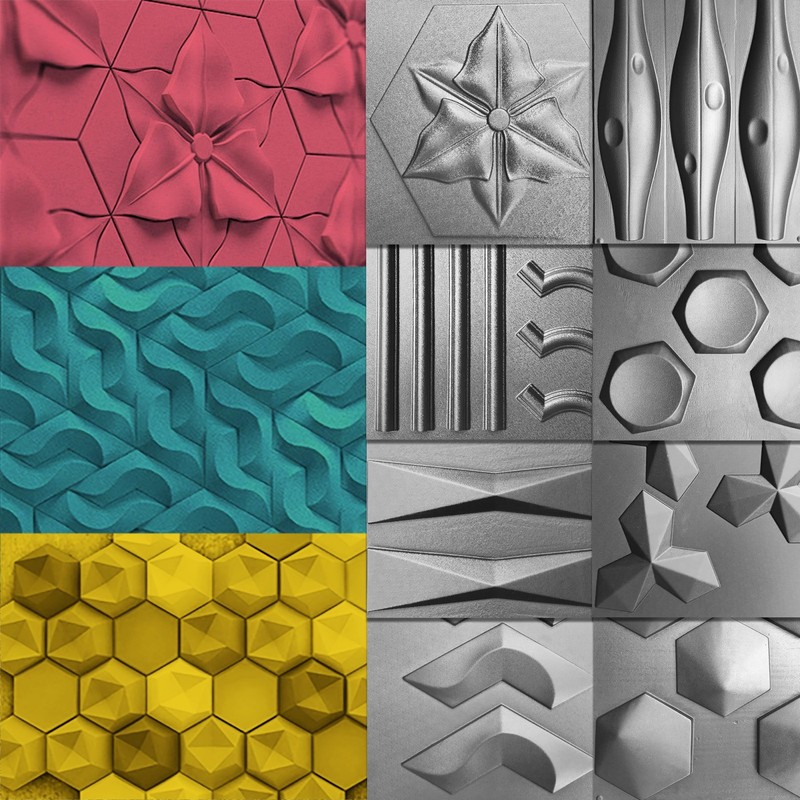 Decorative concrete forms molds