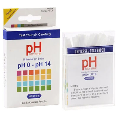 Water Ph Test Strips Ph 0-14 Ph-Indicator Strip Ph Strips Ph Test Paper 100pcs