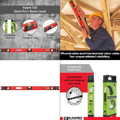 36 In. Aluminum I-beam With Plumb Site | Features Horizontal Vi Level