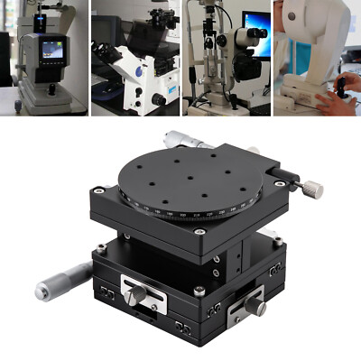 4 Axis XYZR Manual Trimming Linear Stage Platform Bearing Tuning Sliding Table