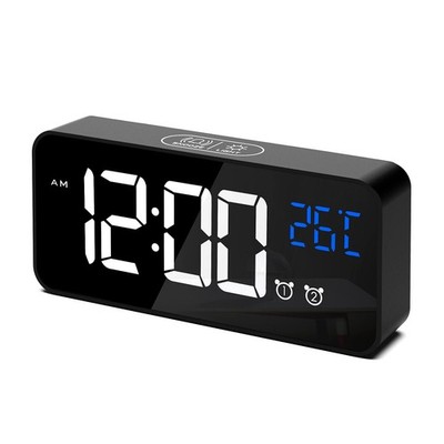 CHEREEKI Réveil Numérique Horloge Numérique LED Reveil Matin Digital avec