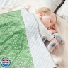 TANOFAR Baby Blankets for Unisex Boys Girls, Ultra Soft Minky Blanket with Double Layer Dotted, Breathable and Lightweight Receiving Blanket for Newborns, 30x40 Inches, Green