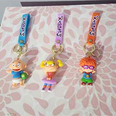 Rugrats keychain bag charms set of 3