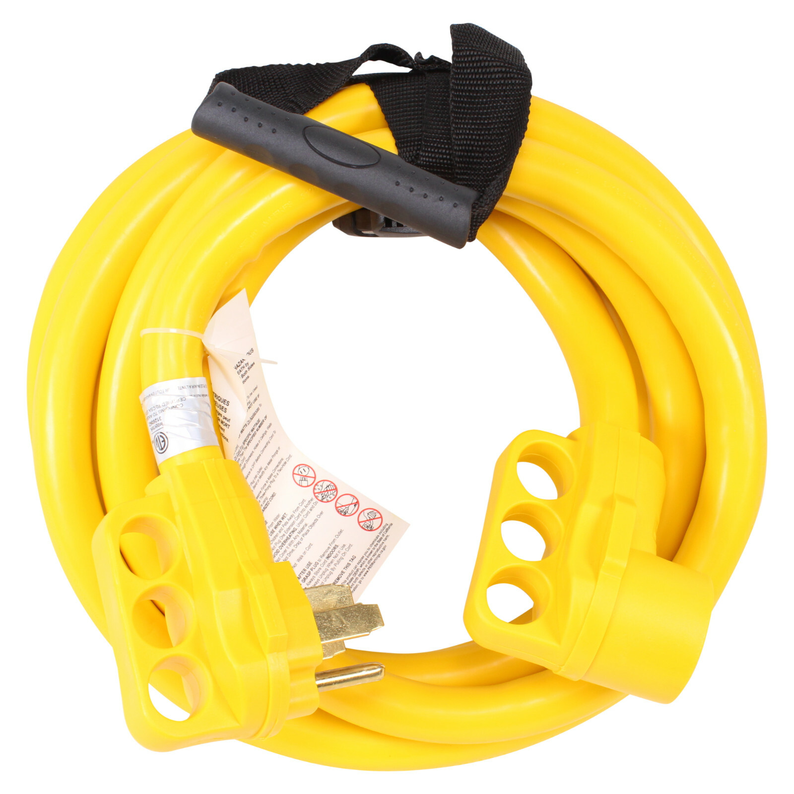 15 FT 50 Amp RV Extension Cord Power Supply Cable 6 AWG Motorhome Camper 15 Feet