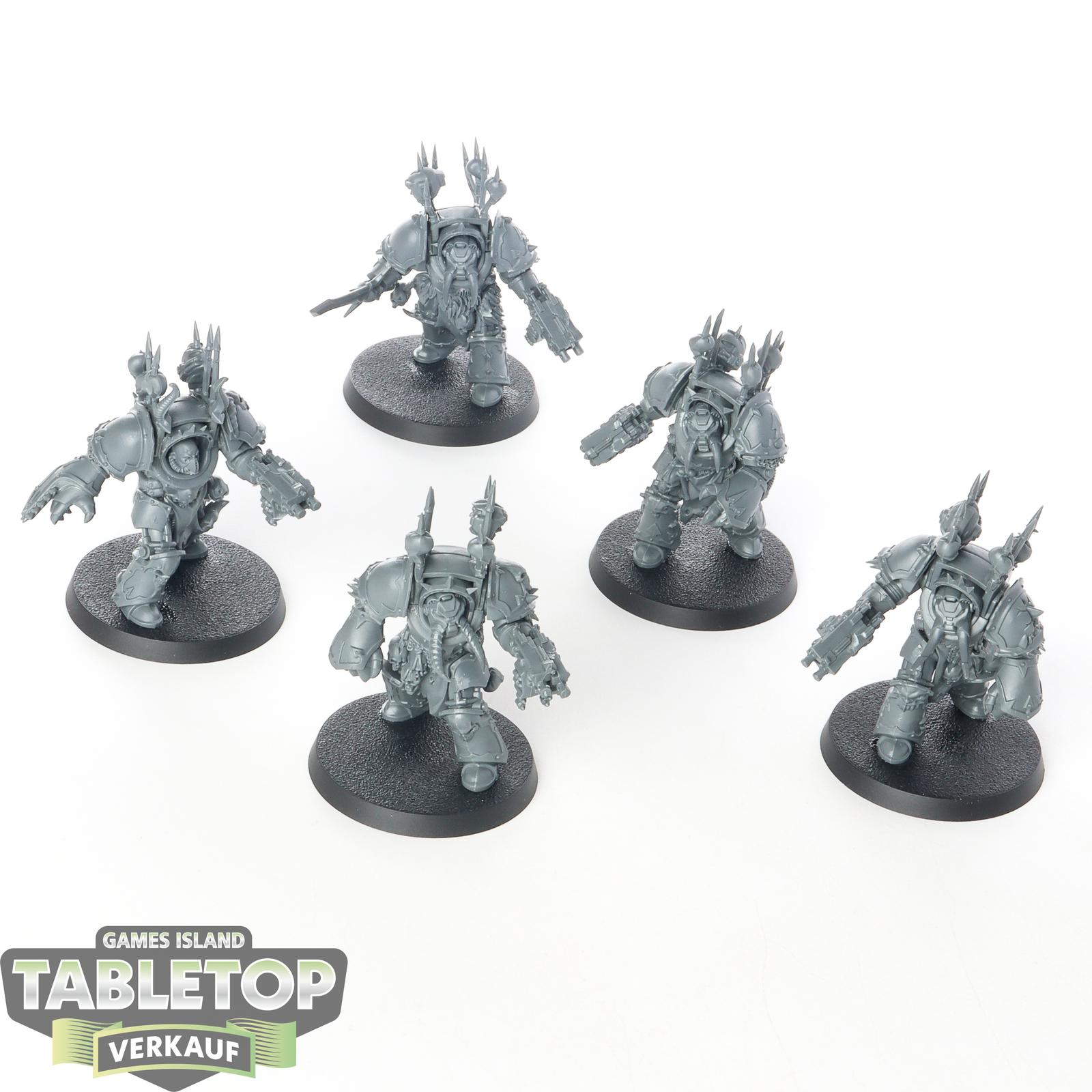 Chaos Space Marines - 5x Chaos Terminator Squad - unbemalt