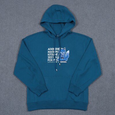 ADER ERROR x MAISON KITSUNE 21FW Meditation Fox Hoodie