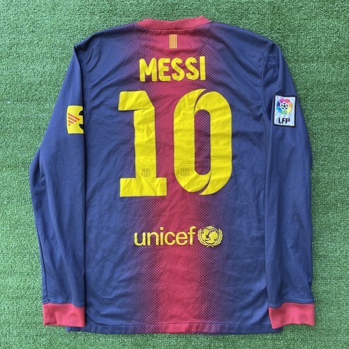 正規品Barcelona Home Shirt 2012 Messi 10 2012-13 Barcelona Home Shirt Messi #10 - 8/10 - (S)