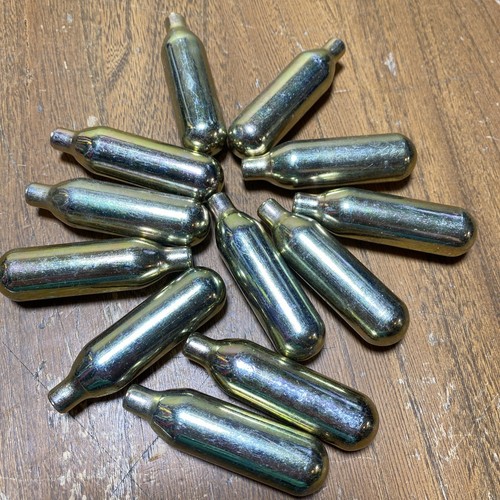 8 gm CO2 Cartridges Soda Seltzer Bike Tire Pump Air Pistol Qty 12 Medical Grade