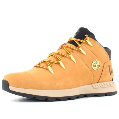 Pre-owned Timberland A24us Men's Boots Tb0a1xvq231 Sprint Trekker Mid In Yellow