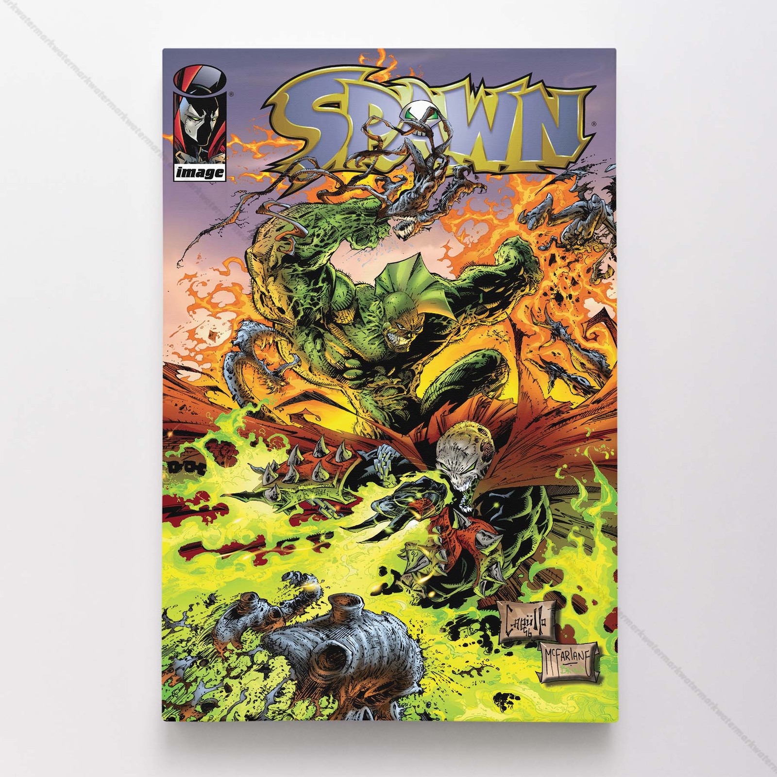 Spawn 52 Poster Canvas Comic Book Cover Art Print #A