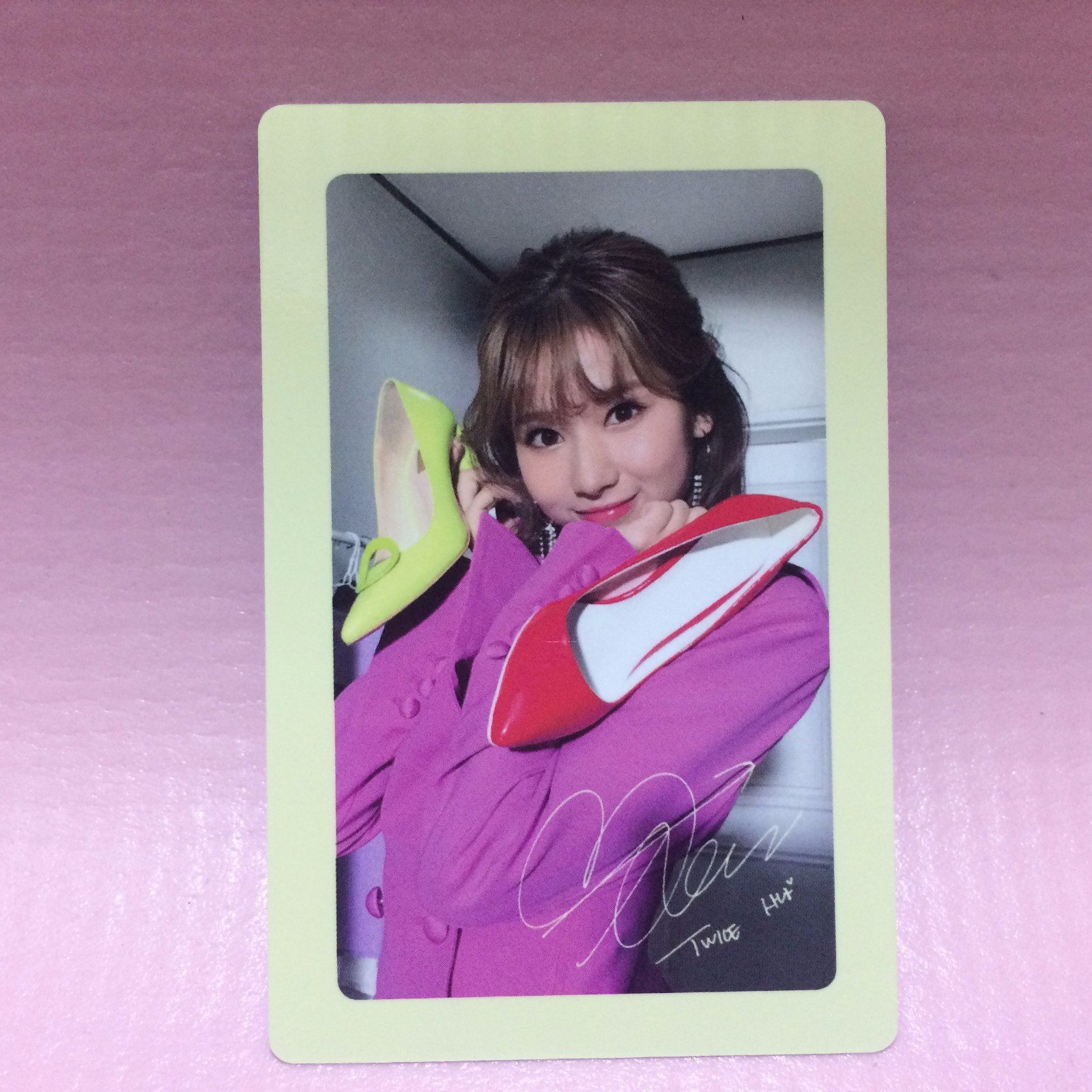 Twice Sana Official Photocard Of Twice 1st Album Twicetagram Likey Photo Card